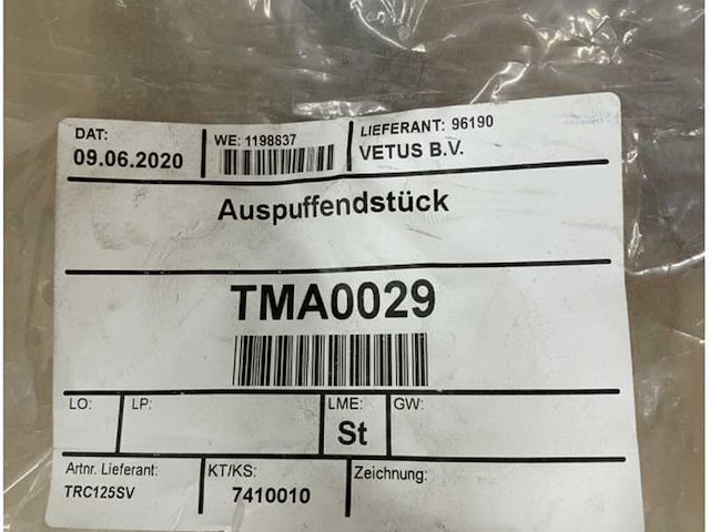 Vetus trc125sv stainless steel transom exhaust connection 125 mm - afbeelding 5 van  5