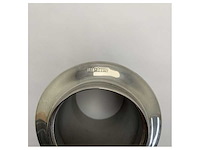 Vetus trc75s 75 mm stainless steel marine tru-hull exhaust outlet with valve - afbeelding 1 van  1