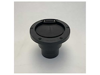 Vetus tru-hull plastic exhaust output with valve d75 mm black - trc75pv - afbeelding 3 van  7