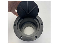 Vetus tru-hull plastic exhaust output with valve d75 mm black - trc75pv - afbeelding 4 van  7