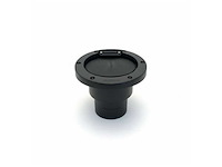 Vetus tru-hull plastic uitlaatuitlaat met klep d75 mm zwart - trc75pv