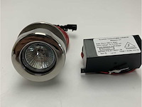 Vetus underwater xenon spotlight 21w 12v - stainless steel marine boat light - usp1220x - afbeelding 3 van  5