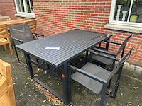 Vevi - aluminium - loungeset (5delig)