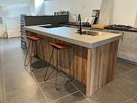 Vevo kookeiland 256 x 90 cm met inductiekookplaat, spoelbak, kraan en pelgrim vaatwasser - afbeelding 14 van  24