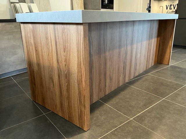 Vevo kookeiland 256 x 90 cm met inductiekookplaat, spoelbak, kraan en pelgrim vaatwasser - afbeelding 22 van  24
