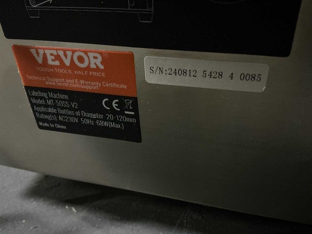 Vevor mt-50ss v2 flessenetiketteermachine semi automatisch - afbeelding 4 van  4