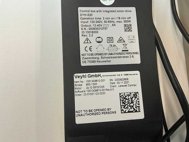 Veyhl elektrische bureau - afbeelding 8 van  8