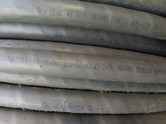 Vg-ymvkas dca 3x16mm2 - installatiekabel 78 meter - afbeelding 2 van  3