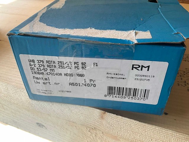 Vhb - rotaveer deurkruk - 251/32 veiligheidssmalschild. - deurbeslag (4x) - afbeelding 2 van  4