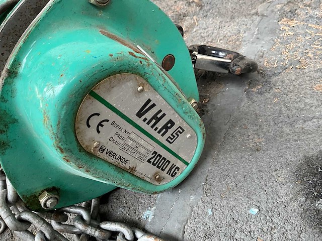 Vhrs - 2000kg - kettingtakel - afbeelding 2 van  8