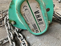 Vhrs - 2000kg - kettingtakel - afbeelding 8 van  8