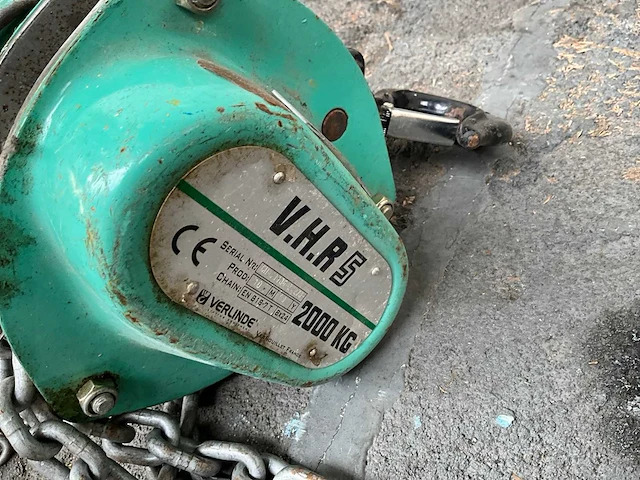 Vhrs - 2000kg - kettingtakel - afbeelding 2 van  8