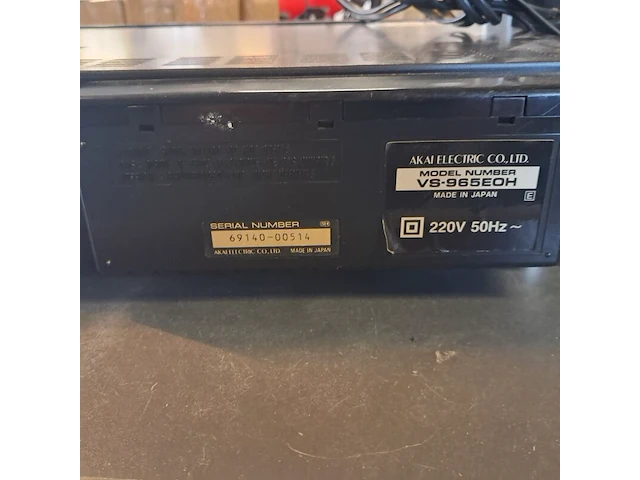 Vhs-speler, akai, vs-965eoh - afbeelding 5 van  9