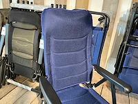Viamondo azul piccolo kampeerstoel met voetenbank (4x) - afbeelding 8 van  10