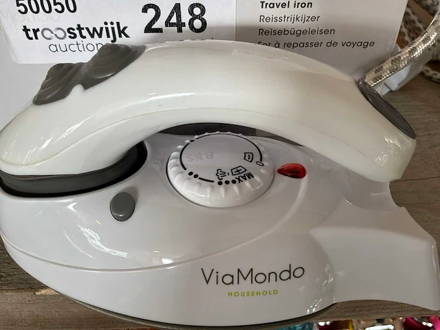 Viamondo reisstrijkijzer (5x) - afbeelding 3 van  4