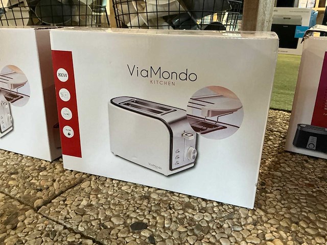 Viamondo torrada broodrooster - afbeelding 1 van  2