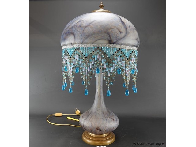 Vianne glaspastalamp voor suberville - afbeelding 1 van  5