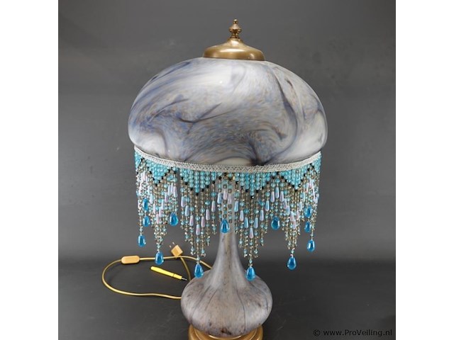 Vianne glaspastalamp voor suberville - afbeelding 2 van  5