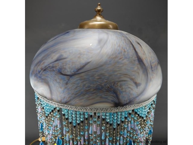 Vianne glaspastalamp voor suberville - afbeelding 3 van  5