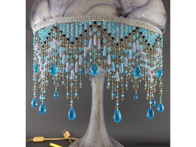 Vianne glaspastalamp voor suberville - afbeelding 4 van  5