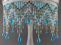 Vianne glaspastalamp voor suberville - afbeelding 4 van  5