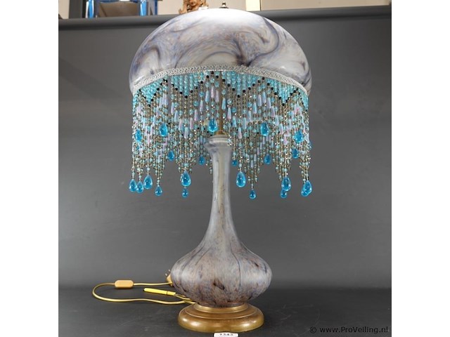 Vianne glaspastalamp voor suberville - afbeelding 5 van  5