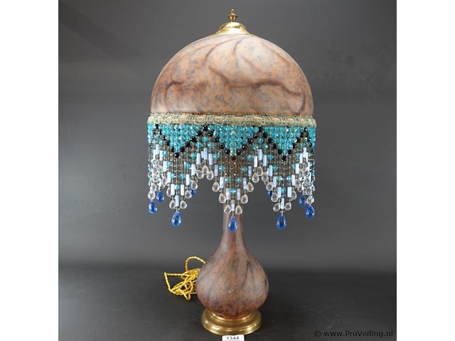 Vianne glaspastalamp voor suberville - afbeelding 1 van  5