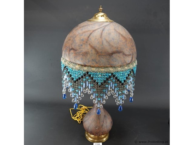 Vianne glaspastalamp voor suberville - afbeelding 2 van  5