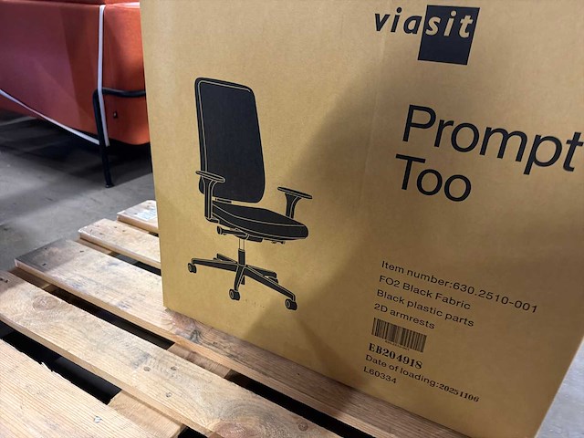 Viasit prompt too bureaustoel (nieuw in doos) - afbeelding 3 van  3