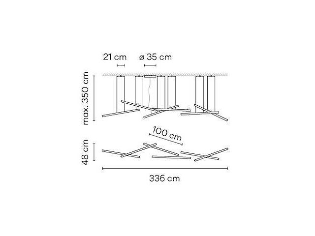 Vibia - halo lineal hanglamp - - afbeelding 4 van  11