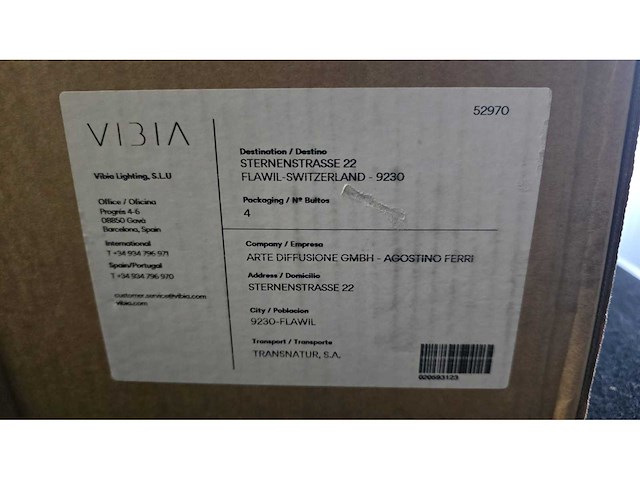 Vibia - halo lineal hanglamp - - afbeelding 6 van  11