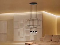 Vibia wireflow kroonluchter zwart - afbeelding 1 van  1
