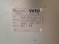 Vibrerende zeefopstelling virto, vlb 1500, bouwjaar 2022 - afbeelding 21 van  28