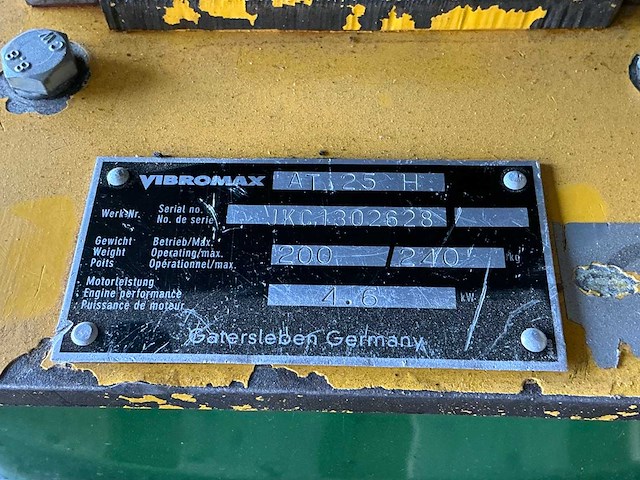Vibromax at25 h trilplaat - afbeelding 4 van  4