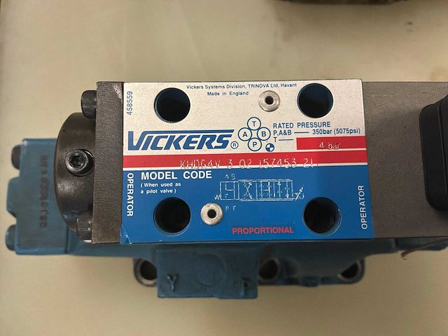 Vickers / rexroth porportioneel ventiel iso 4401 hydro unit (2x) - afbeelding 7 van  8