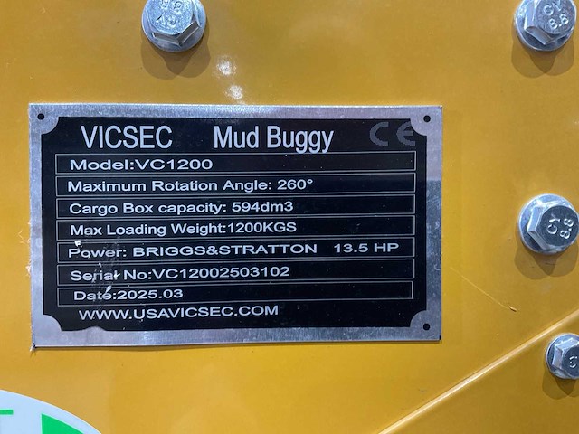 Vicsec - 2025 - vc1200 - gronddumper - afbeelding 3 van  26
