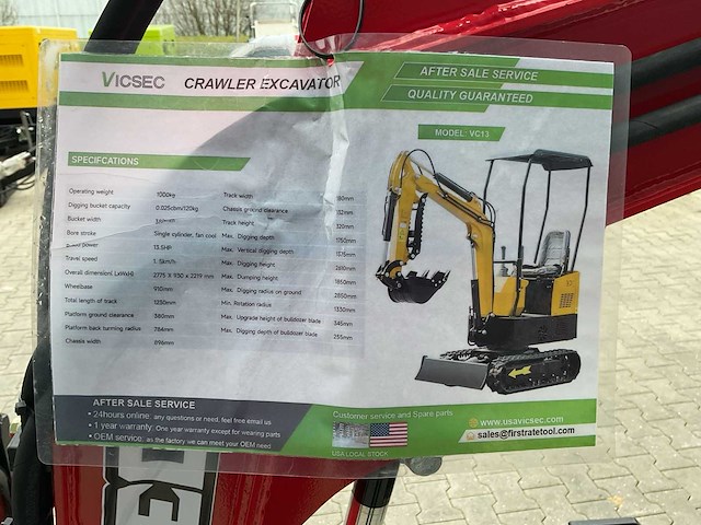 Vicsec - vc13-r - minigraafmachine - afbeelding 10 van  15