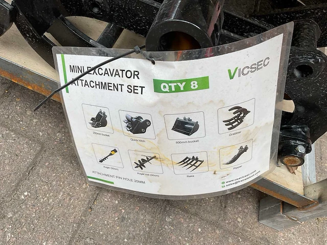 Vicsec qty8 graafbakken set - afbeelding 3 van  12