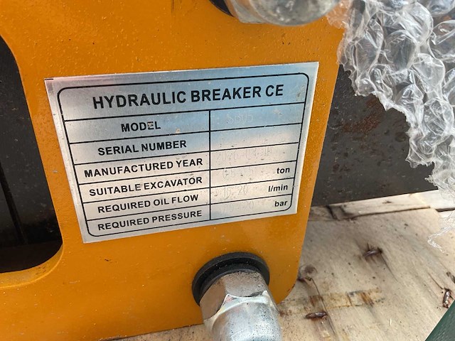 Vicsec sb05 hydraulische breekhamer voorzetapparatuur - afbeelding 10 van  10