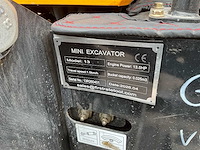 Vicsec vc13 geel minigraafmachine - afbeelding 17 van  20