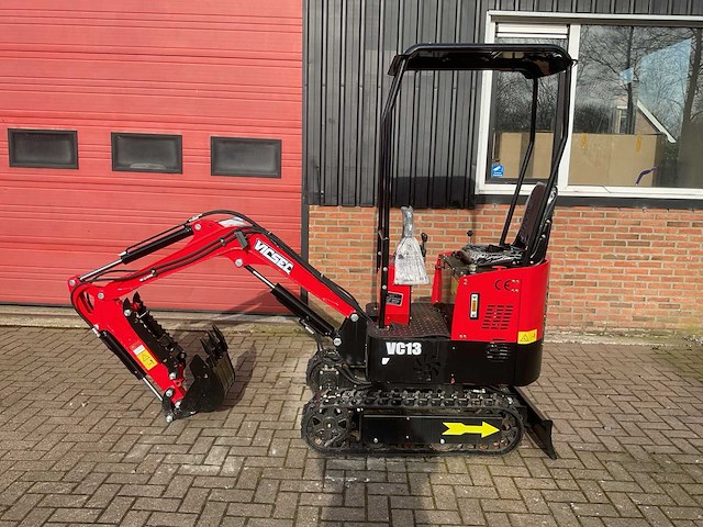 Vicsec vc13 rood minigraafmachine - afbeelding 1 van  19