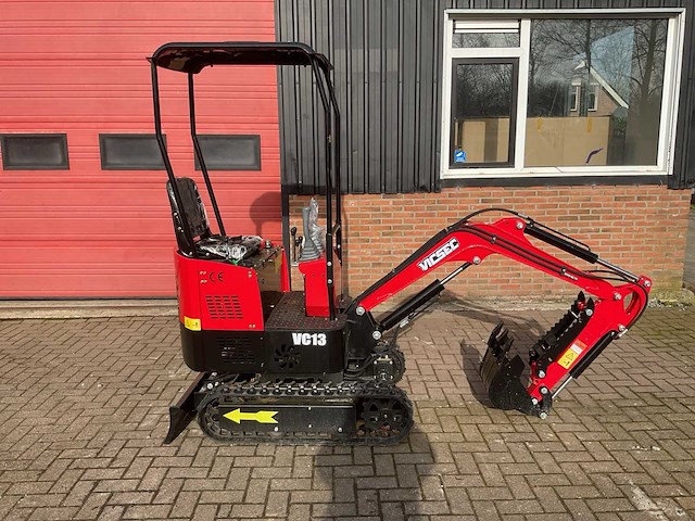 Vicsec vc13 rood minigraafmachine - afbeelding 9 van  16