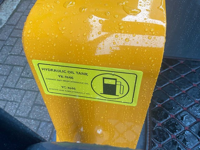 Vicsec vc15d geel/grijs minigraafmachine - afbeelding 4 van  18