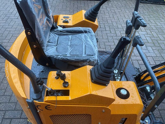 Vicsec vc15d geel/grijs minigraafmachine - afbeelding 6 van  18