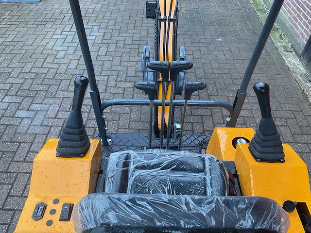 Vicsec vc15d geel/grijs minigraafmachine - afbeelding 7 van  18