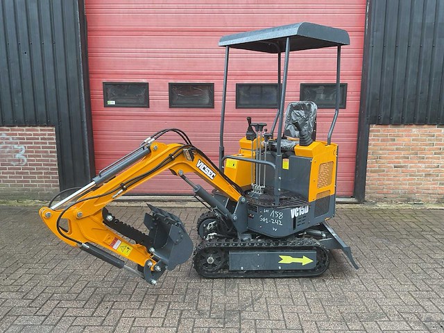 Vicsec vc15d geel/grijs minigraafmachine - afbeelding 1 van  18