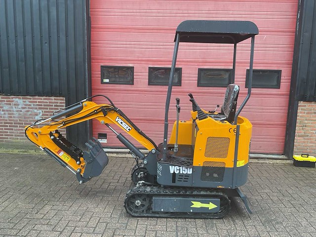 Vicsec vc15d geel/grijs minigraafmachine - afbeelding 11 van  18