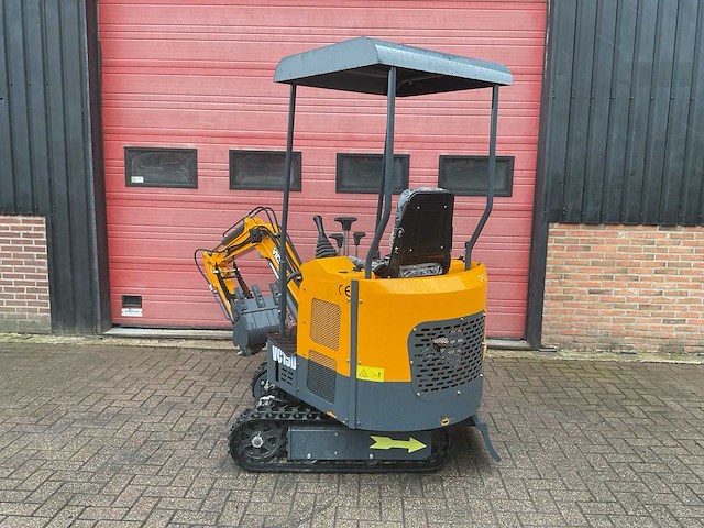 Vicsec vc15d geel/grijs minigraafmachine - afbeelding 13 van  18
