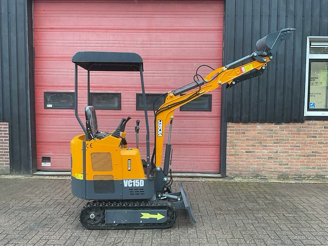Vicsec vc15d geel/grijs minigraafmachine - afbeelding 12 van  18