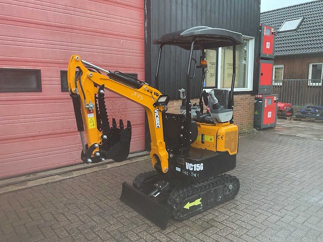 Vicsec vc15g geel minigraafmachine - afbeelding 1 van  22